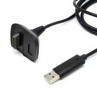 Кабель для зарядки геймпада Xbox 360 (совместимый, б/у)