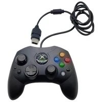Джойстик (Геймпад) Old school проводной для Xbox Original (совместимый, Черный)