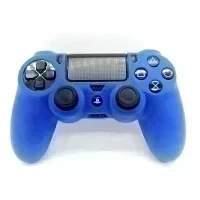 Чехол для геймпада силиконовый Dualshock 4 Синий