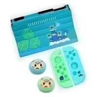 Защитная шторка на экран + силик.чехлы на Joy-Con (2шт) + Analog Caps (2шт) Switch Panda GNS-102