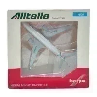 Модель самолета Herpa Wings 526258 Alitalia Boeing 777-200 I-DISU 1:500