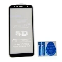 Стекло для Samsung Galaxy J6 Plus 2018 5D (черный)
