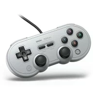 Геймпад проводной 8BitDo SN30 Pro (Nintendo Switch, PC) Серый