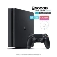 SONY Playstation 4 Slim (PS4) 500 Gb Model CUH 2000 Hen 12.02+BD-R ключ. С играми (б/у)(All Digital)