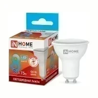 Лампа светодиодная IN HOME LED-JCDRC-VC 8Вт 230В GU10 4000К 720Лм