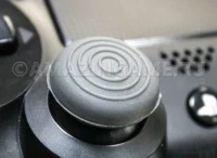 Накладка на стик PS4 Dualshock 4 (плоская, кольцевой рельеф) Серая