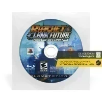 Ratchet & Clank Tools of Destruction (PS3, б/у, без обложки, множ.царап., уст. на 100%)