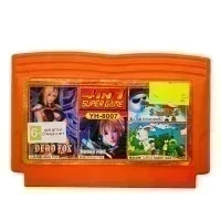 Картридж 8-bit 4 в 1 CROSS FIRE|DEAD FOX|SNOW BROS|TURTLE BABBIT WAR (YH-8007)