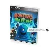Monsters vs. Aliens (PS3, б/у, незнач.царап., устанавливается на 100%)