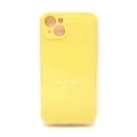 Чехол для Apple iPhone 15 Plus накладка/силикон Silicone Case (желтый)