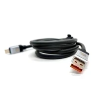 Кабель Baseus CoolPlay Series Fast Charging Cable USB - Type-C 100W 1m Black CAKW000601