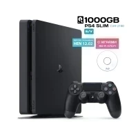SONY Playstation 4 Slim (PS4) 1Tb Model CUH 2100 Hen 13.52 С играми (б/у)