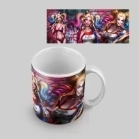 Кружка с принтом Harley Quinn