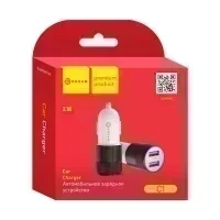 Автомобильное зарядное устройство DREAM C1 (2USB) (черно-белый)