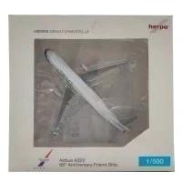 Модель самолета Herpa Wings 518857 United Airlines Friend Ship Airbus A320 N475UA 1:500
