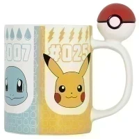 Кружка из доломита с 3D ручкой Pokemon Pokeball 460 мл ABYMUGA368
