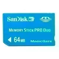 Карта памяти для PSP Sony Memory Stick Pro Duo 64MB (б/у)