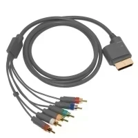 Компонентный AV кабель TV-HDTV для Xbox 360 на 6 тюльпанов до 1080 (X810972-001, X810972-002) (б/у)
