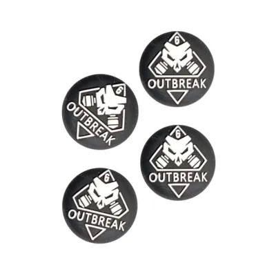 Накладки на стик для геймпада PS4/PS5/Xbox One/X Outbreak (4 штуки) GP5-1611