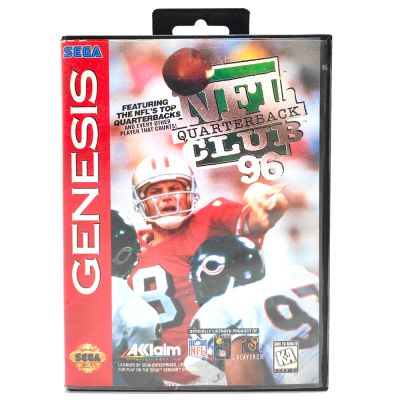 Картридж Genesis NFL Quarterback Club 96 (б/у) в боксе с инструкцией