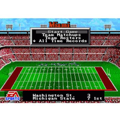 Картридж Genesis College Football USA 96 (б/у) в боксе с инструкцией