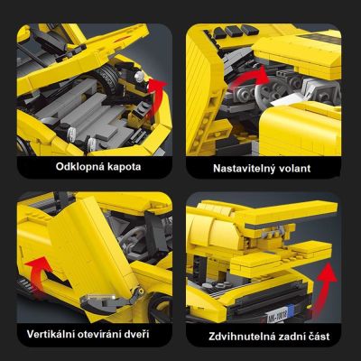Конструктор Mould King Creative Idea Racing Car Regera Mould King (1341 деталей) 10018