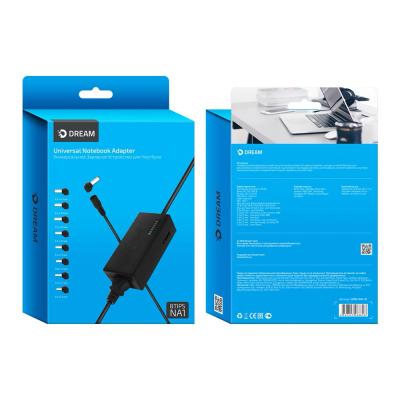 Зарядное устройство для ноутбука NA1 универсальное (96W, 12-24V, 5A max, 8 plugs) DREAM (черный)