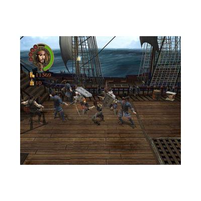 Pirates of the Caribbean The Legend of Jack Sparrow Platinum (PS2, б/у, множ.царап.)