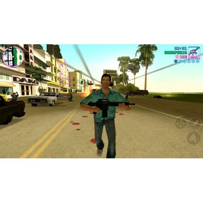 Grand Theft Auto GTA Vice City (PS2, б/у, множ.царап., уст. на 100%) обложка из Double Pack