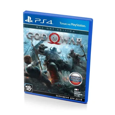 God of War Day One Edition (PS4/PS5, б/у, рус.) русская обложка