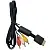 Композитный AV кабель для Sony PS3/PS2/PS1 (Совместимый)