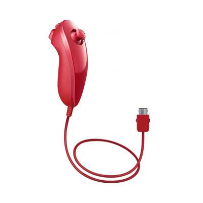 Игровой контроллер Wii Nunchuk Red (б/у) совместимый