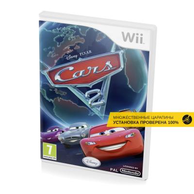 Cars 2 (Wii, б/у, множ.царап., устанавливается на 100%) (регион PAL)