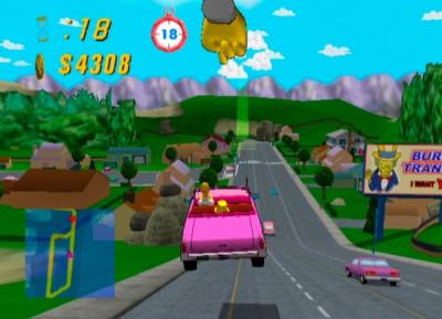 The Simpsons Road Rage (PS2, б/у)