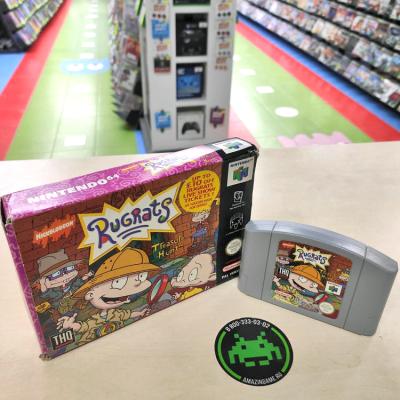 Картридж Nintendo 64 Rugrats Treasure Hunt (б/у) в боксе с инструкцией