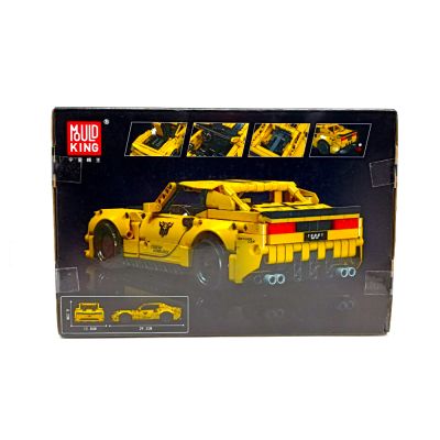 Конструктор Mould King Pull Back Car YellowBuilding Brick (Model 736 деталей) 15081