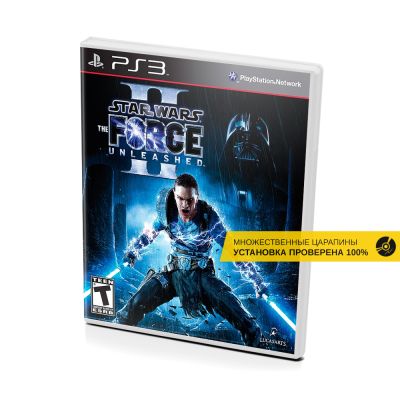 Star Wars The Force Unleashed II (PS3, б/у, множ.царап., устанавливается на 100%)