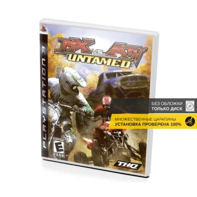 MX vs ATV Untamed (PS3, б/у, без обложки, множ.царап.)