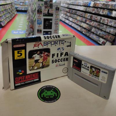 Картридж SNES FIFA International Soccer (б/у) в боксе с инструкцией