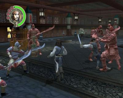 Pirates of the Caribbean The Legend of Jack Sparrow Platinum (PS2, б/у, множ.царап.)