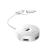 Хаб CAHUB-GB02 Baseus round box HUB adapter Type-C+USB A to USB3.0 1+USB2.0 3 12cm (белый)