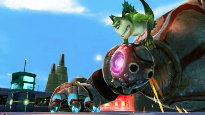 Monsters vs. Aliens (PS3, б/у, множ.царап., устанавливается на 100%)