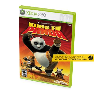 Kung Fu Panda (Xbox 360, б/у, множ.царап., устанавливается на 100%)