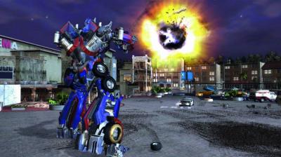 Transformers The Game (PS3, б/у, без обложки, множ.царап., устанавливается на 100%)