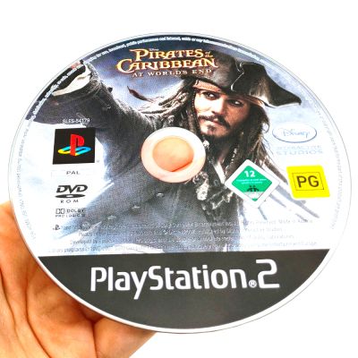 Pirates of the Caribbean - At Worlds End (PS2, б/у, без обложки)