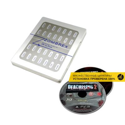 Dead Rising 2 SteelBook Zombrex (PS3, б/у, множ.царап., устанавливается на 100%)