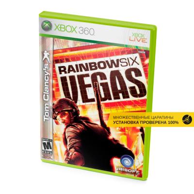 Tom Clancys Rainbow Six Vegas (Xbox 360/One/Series, б/у, множ.царап., устанавливается на 100%)