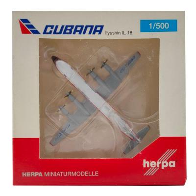 Модель самолета Herpa Wings 526388 Cubana Ilyushin IL-19 CU-T1269 1:500