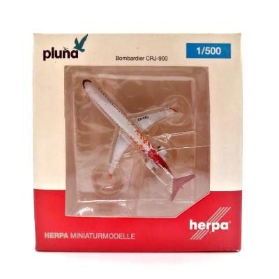 Модель самолета Herpa Wings 527446 Pluna Lineas Aereas Uruguayas Bombardier CRJ-900 1:500