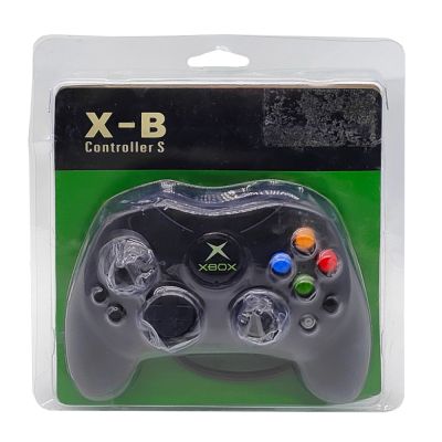 Джойстик (Геймпад) Old school проводной для Xbox Original (совместимый, Черный)